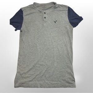 Men’s Vintage American Eagle Y2K Henley – XS